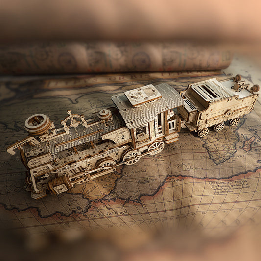 The Vintage Locomotive - Wooden Model Kit product image 2