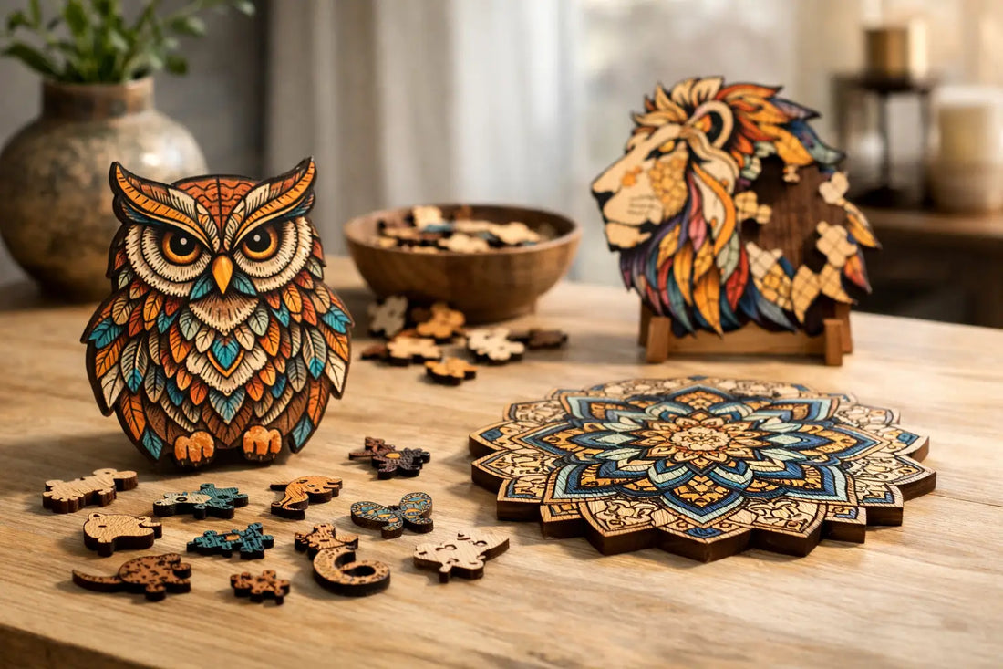 Decorative Wooden Puzzles for Adults