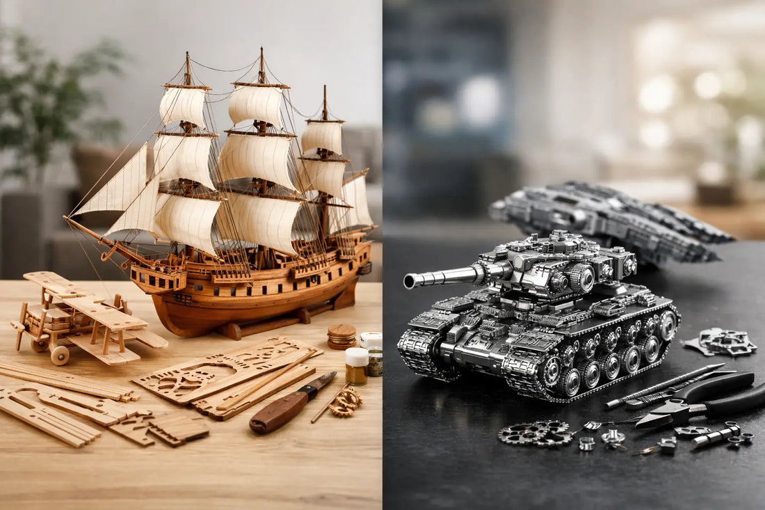 Wooden Models vs Metal Kits: Which Belongs at Home?