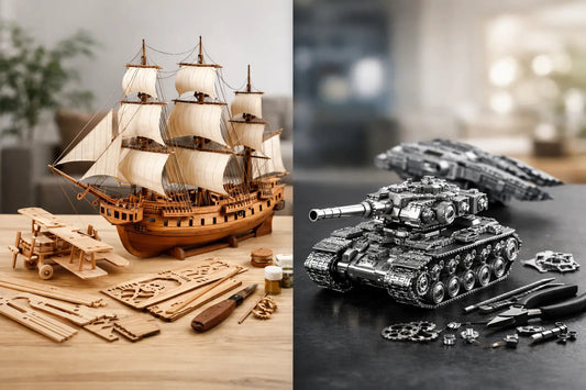 Wooden Models vs Metal Kits: Which Belongs at Home?