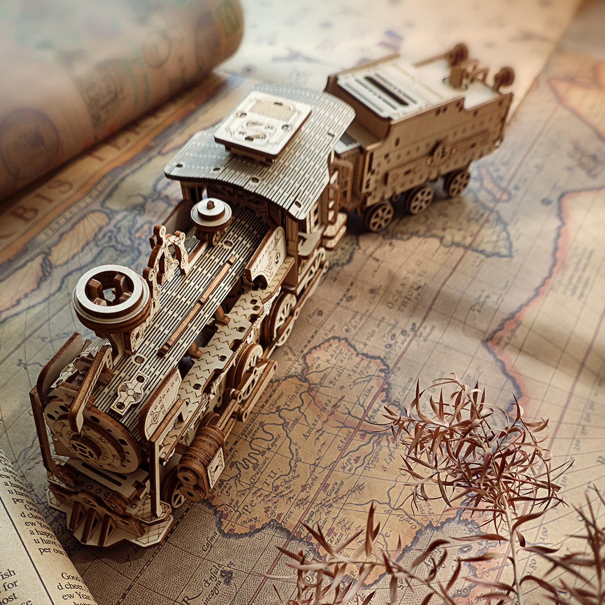 The Vintage Locomotive - Wooden Model Kit product image 1