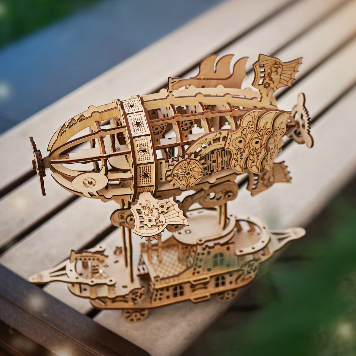The Mechanical Airship - Wooden Model Kit product image 1