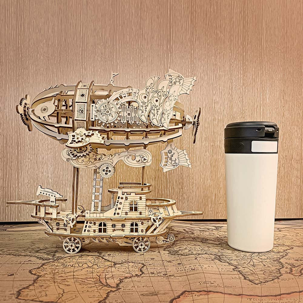 The Mechanical Airship - Wooden Model Kit product image 2