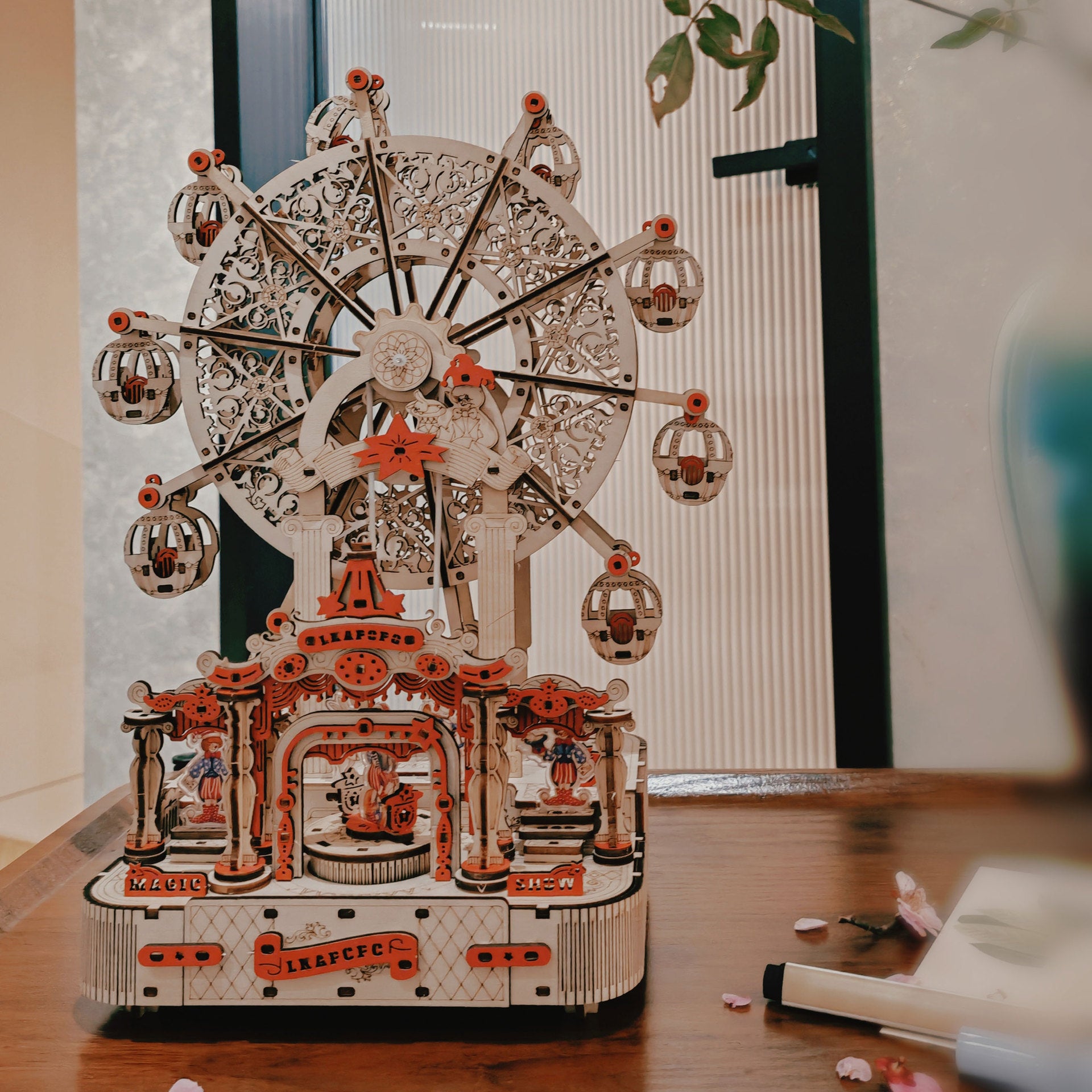 The Grand Ferris Wheel - Wooden Music Box Kit product image 1