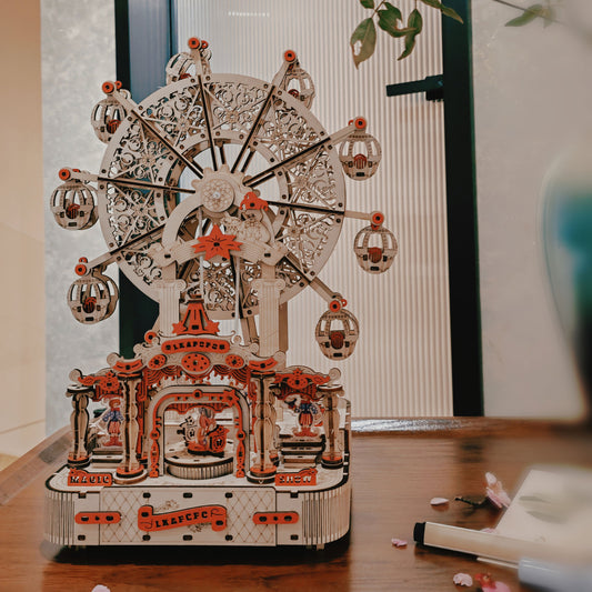 The Grand Ferris Wheel - Wooden Music Box Kit product image 1