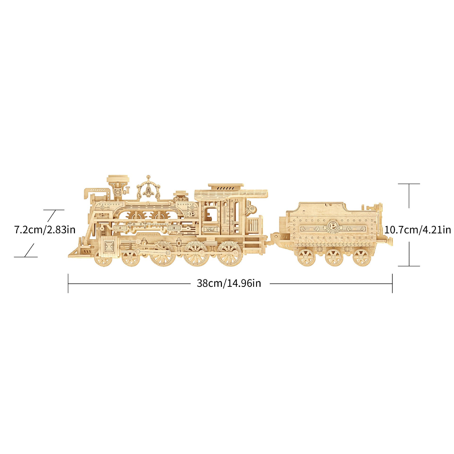 The Vintage Locomotive - Wooden Model Kit product image 4