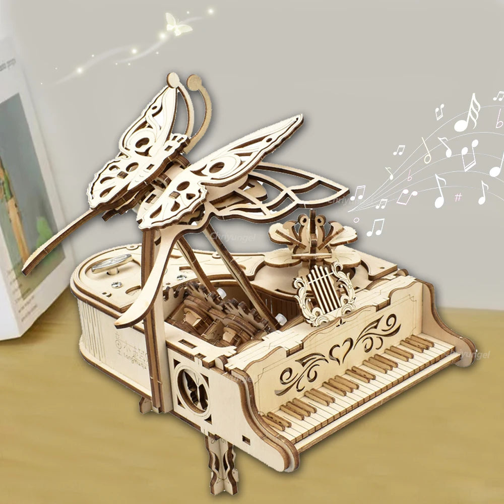 The Melody Music Box - Wooden Model Kit