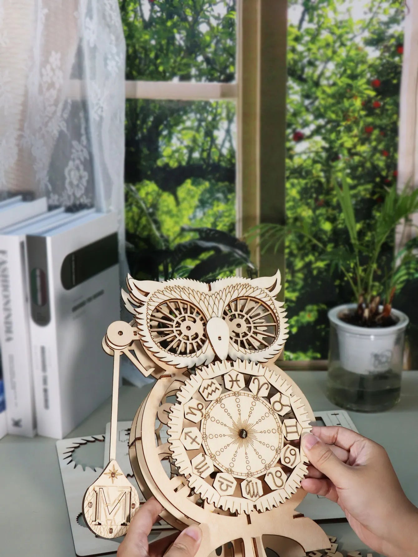 The Owl Clock - Wooden Model Kit
