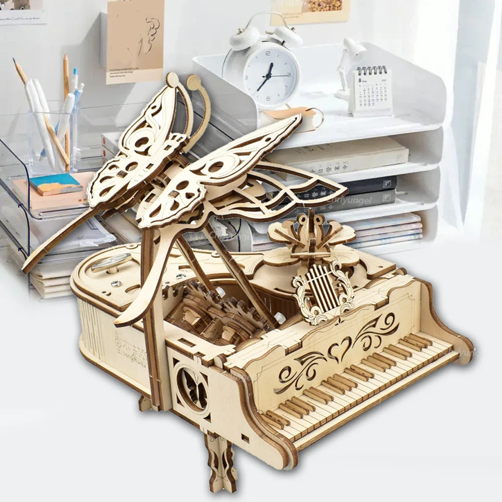 The Melody Music Box - Wooden Model Kit
