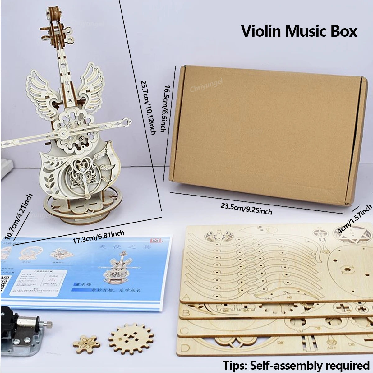 The Melody Music Box - Wooden Model Kit