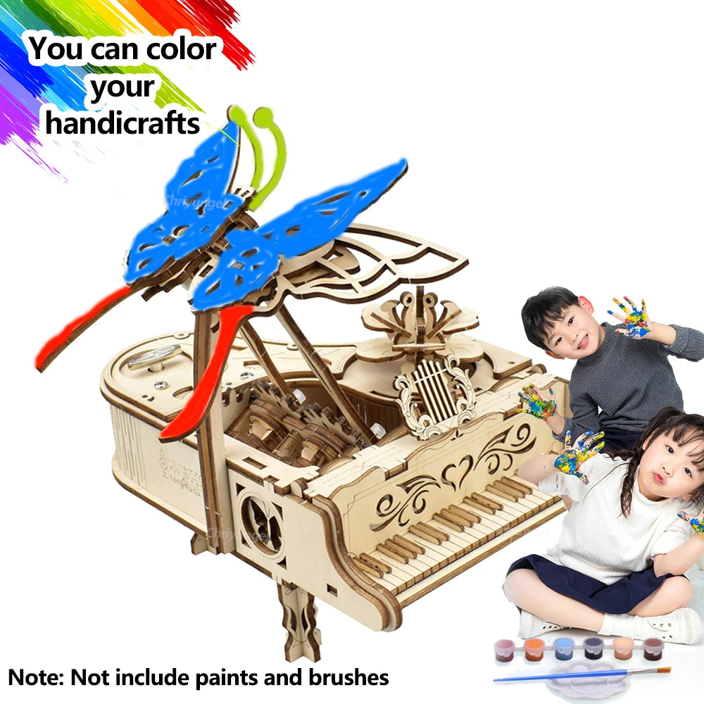 The Melody Music Box - Wooden Model Kit