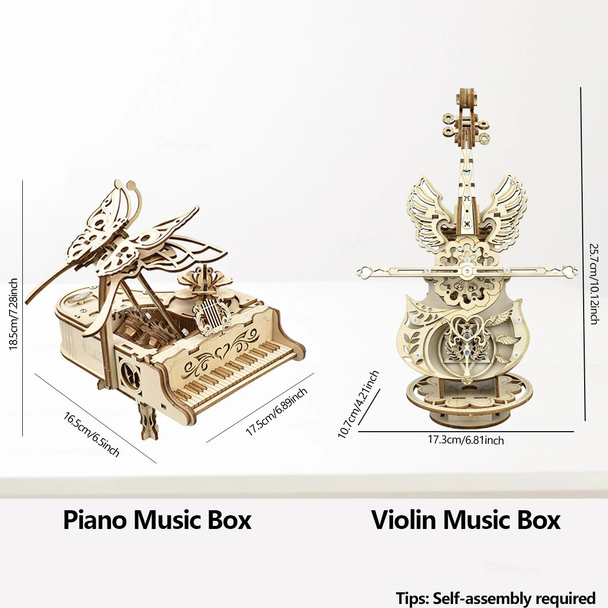 The Melody Music Box - Wooden Model Kit